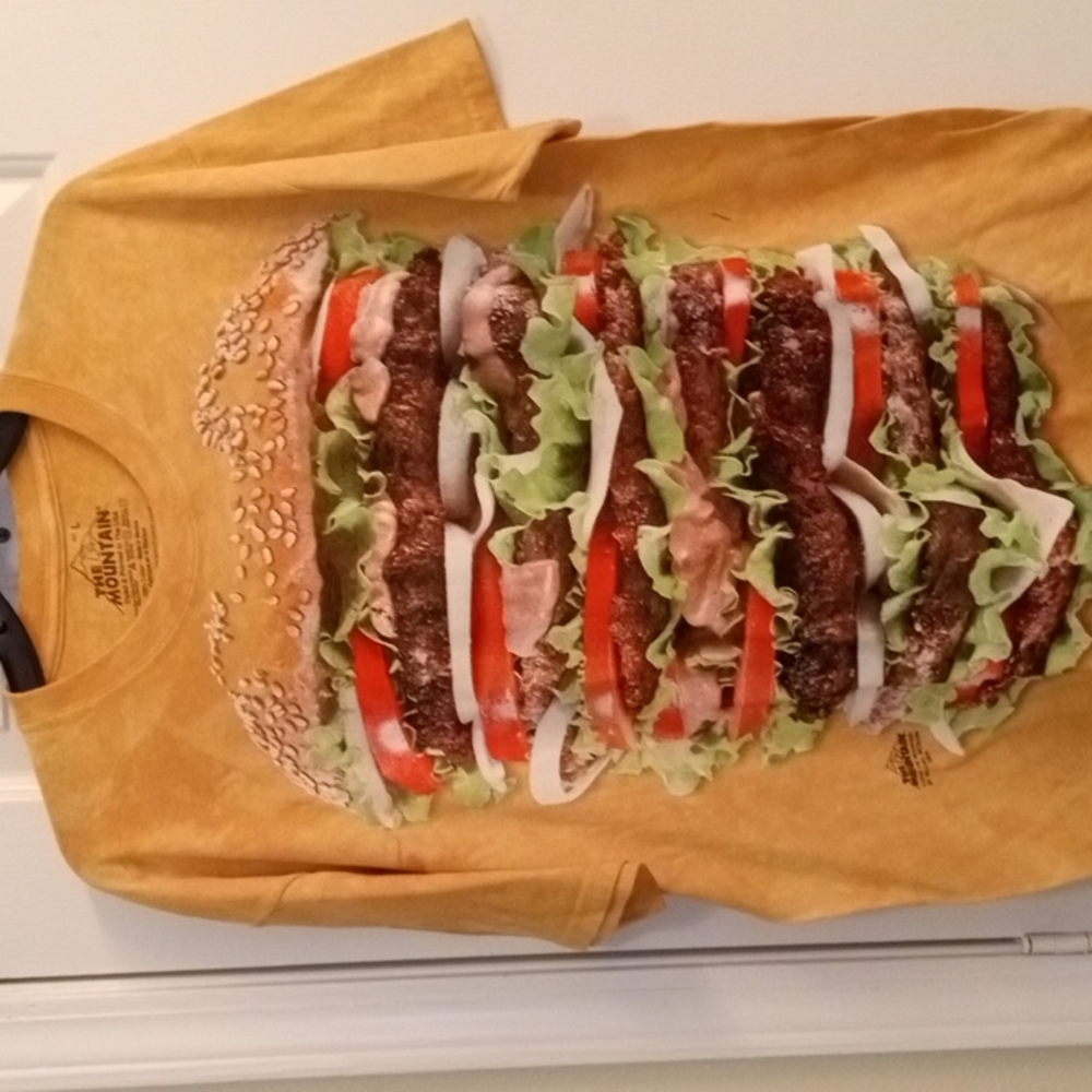 AniMall Hamburger Tee Lg